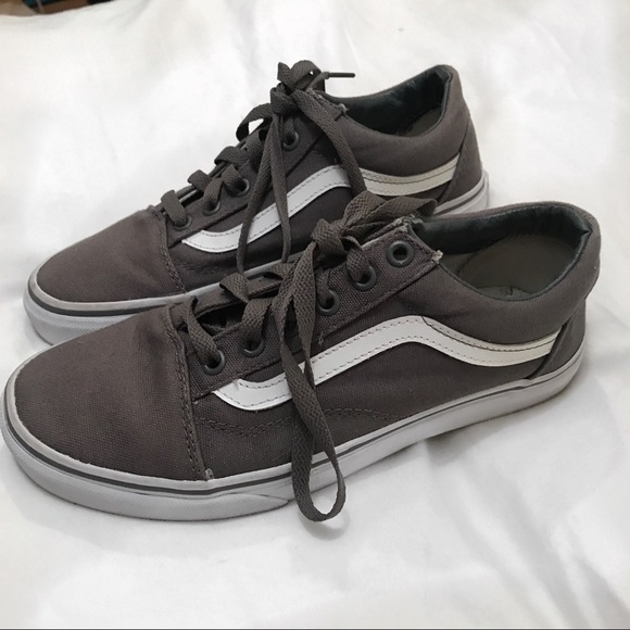 light grey old skool vans